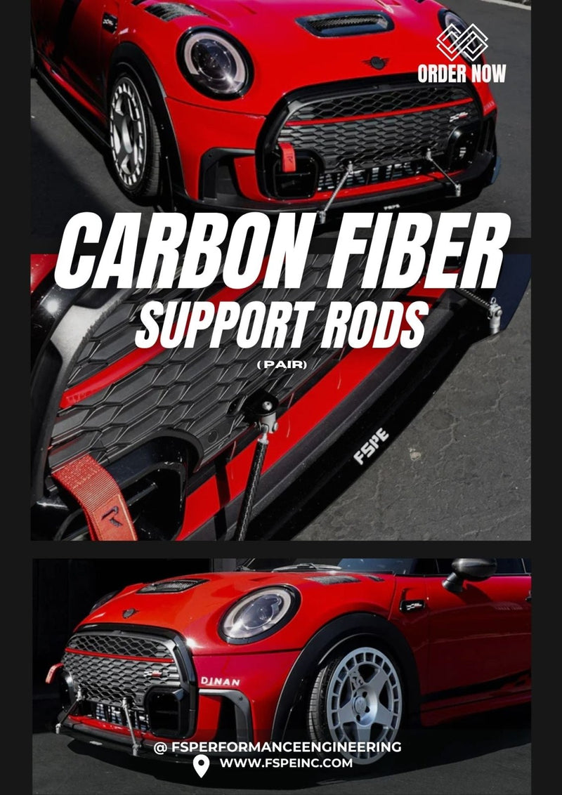 Load image into Gallery viewer, Carbon Fiber Adjustable Splitter Support Rods (PAIR) - FSPE