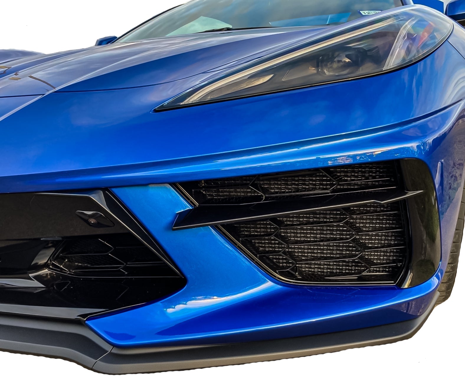 Stainless Steel Front Grill Guards For Chevrolet Corvette C8 2020-2024 - 4PC Radiator Protection Mesh