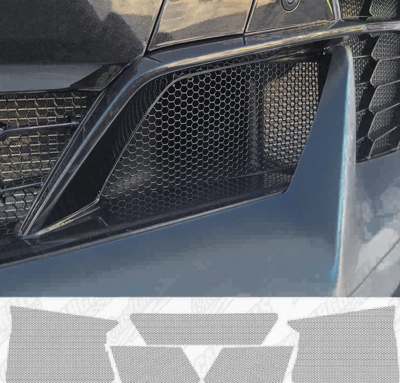Load image into Gallery viewer, Chevrolet Corvette C8 Z06 & E-Ray 5 Piece Grille Mesh Set (2020-2024) - FSPE