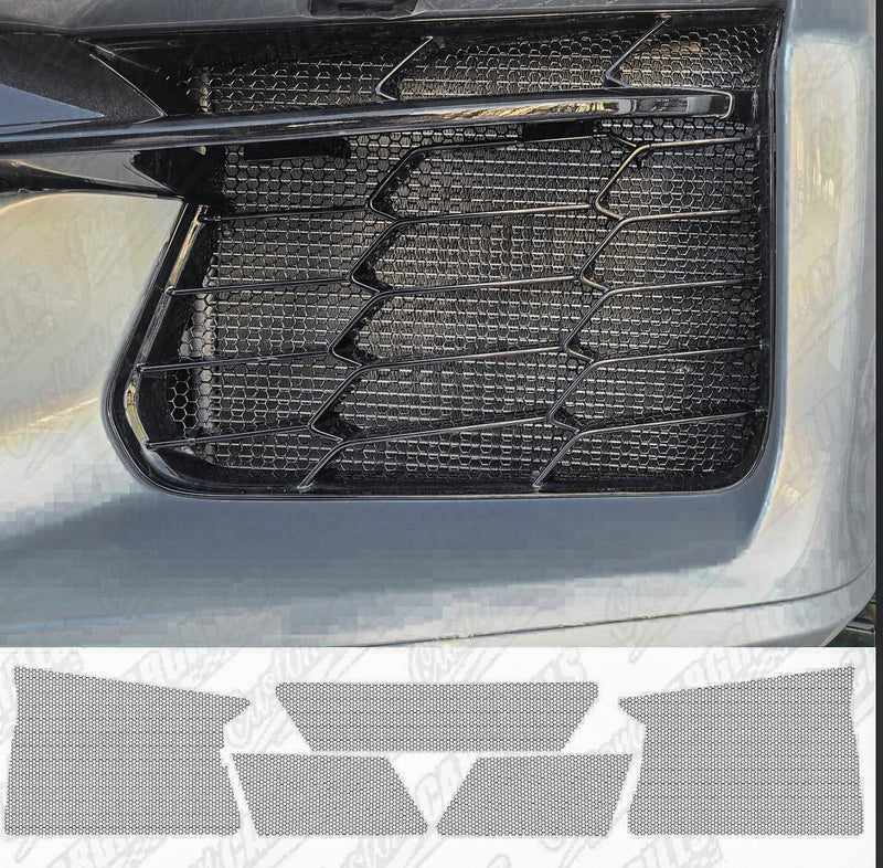 Load image into Gallery viewer, Chevrolet Corvette C8 Z06 & E-Ray 5 Piece Grille Mesh Set (2020-2024) - FSPE