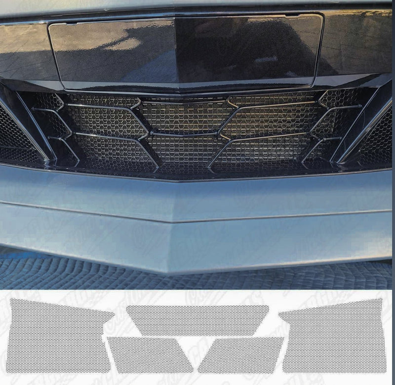 Load image into Gallery viewer, Chevrolet Corvette C8 Z06 & E-Ray 5 Piece Grille Mesh Set (2020-2024) - FSPE