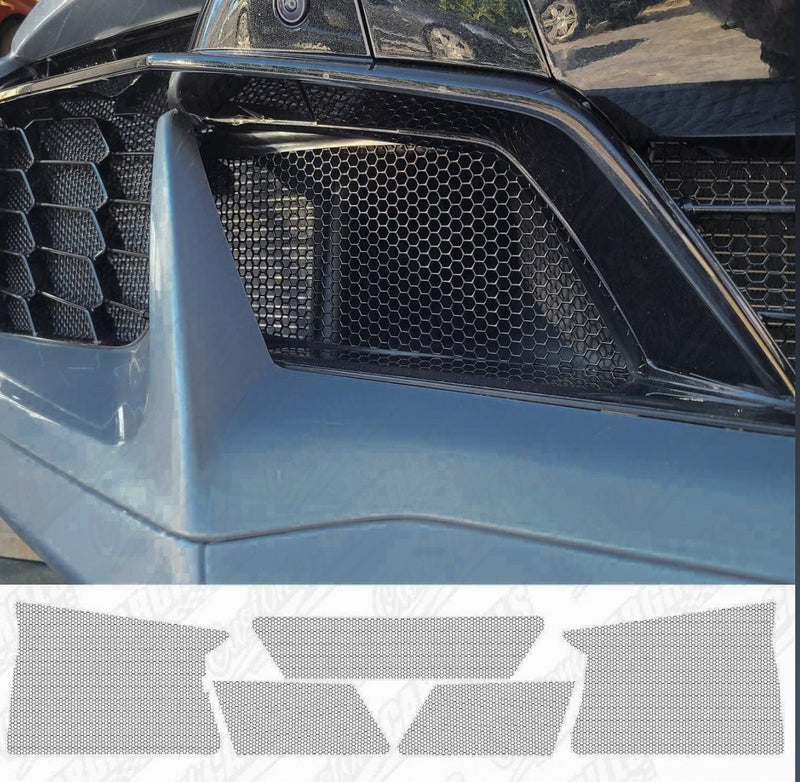 Load image into Gallery viewer, Chevrolet Corvette C8 Z06 & E-Ray 5 Piece Grille Mesh Set (2020-2024) - FSPE