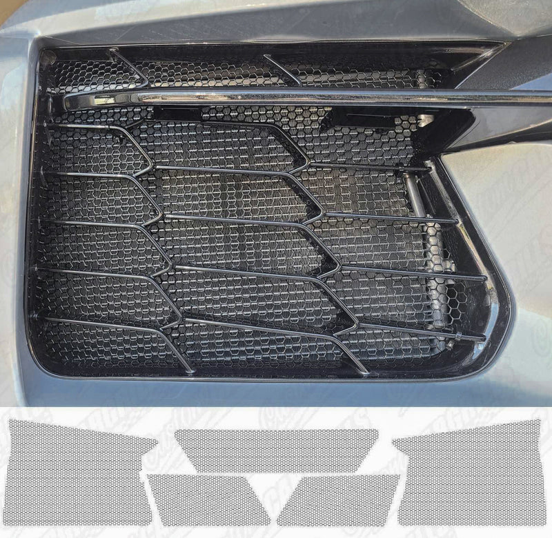 Load image into Gallery viewer, Chevrolet Corvette C8 Z06 & E-Ray 5 Piece Grille Mesh Set (2020-2024) - FSPE