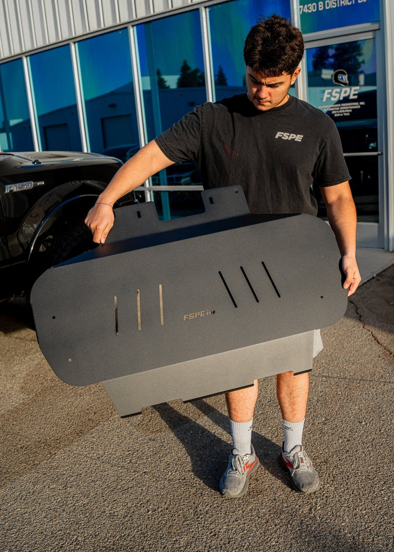 Load image into Gallery viewer, Chevrolet Silverado / GMC Sierra 1500 Catalytic Converter Guard (2019 - 2024) VERSION 1 - FSPE