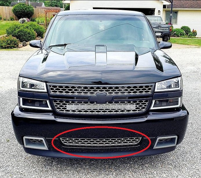For Chevrolet Silverado SS 2003-2006 Gray Front Bumper Lower Grille For Chevrolet Silverado SS 2003-2006 Gray Front Bumper Lower Grille