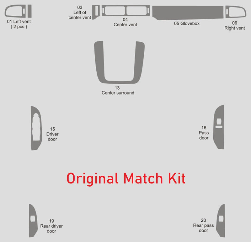 Load image into Gallery viewer, Chevrolet Suburban SUV (2007 - 2014) Carbon Fiber Full Set Trims - FSPE