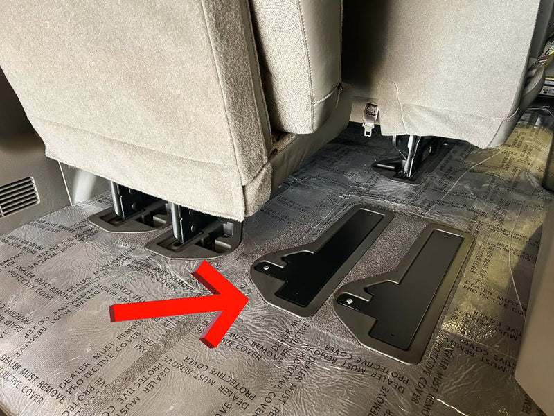 Load image into Gallery viewer, Chevy Express / GMC Savana 3500 Seat Blanking Plates (pair) - FSPE