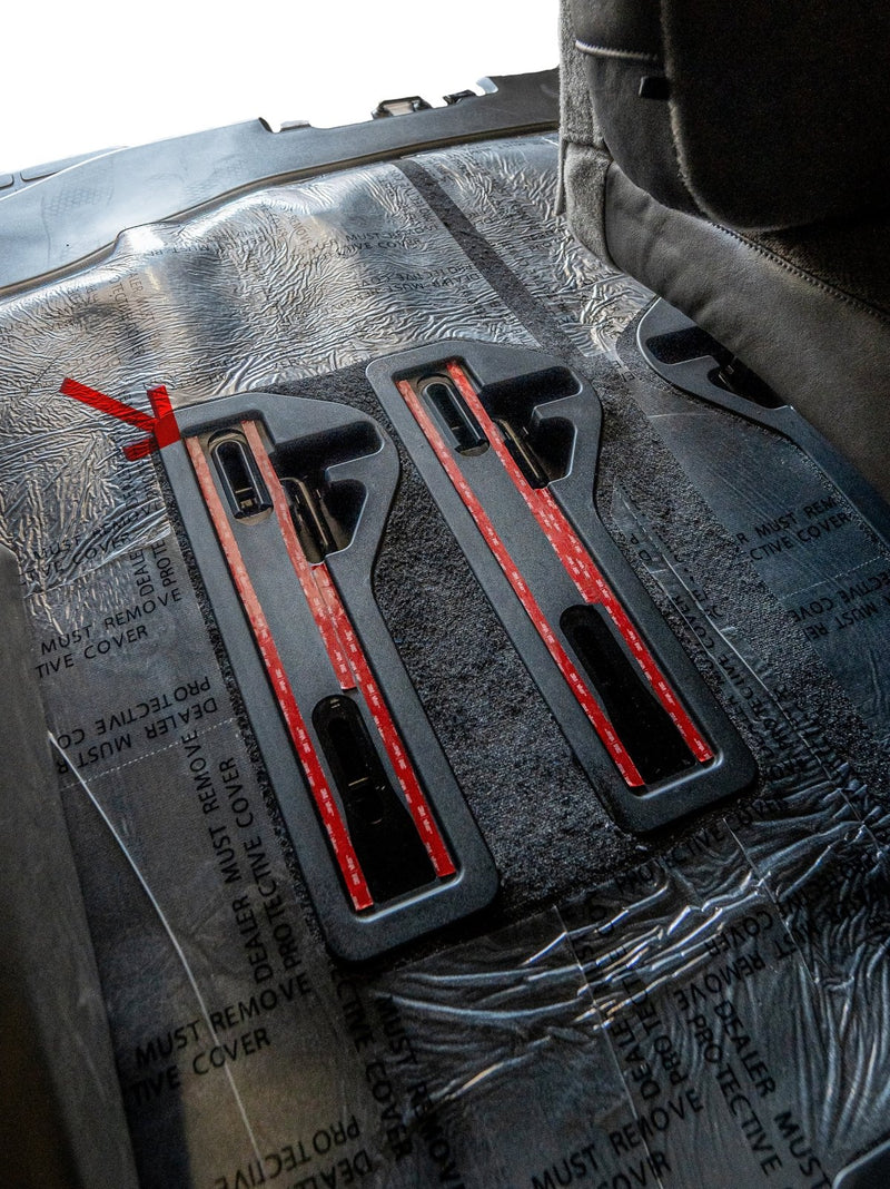 Load image into Gallery viewer, Chevy Express / GMC Savana 3500 Seat Blanking Plates (pair) - FSPE