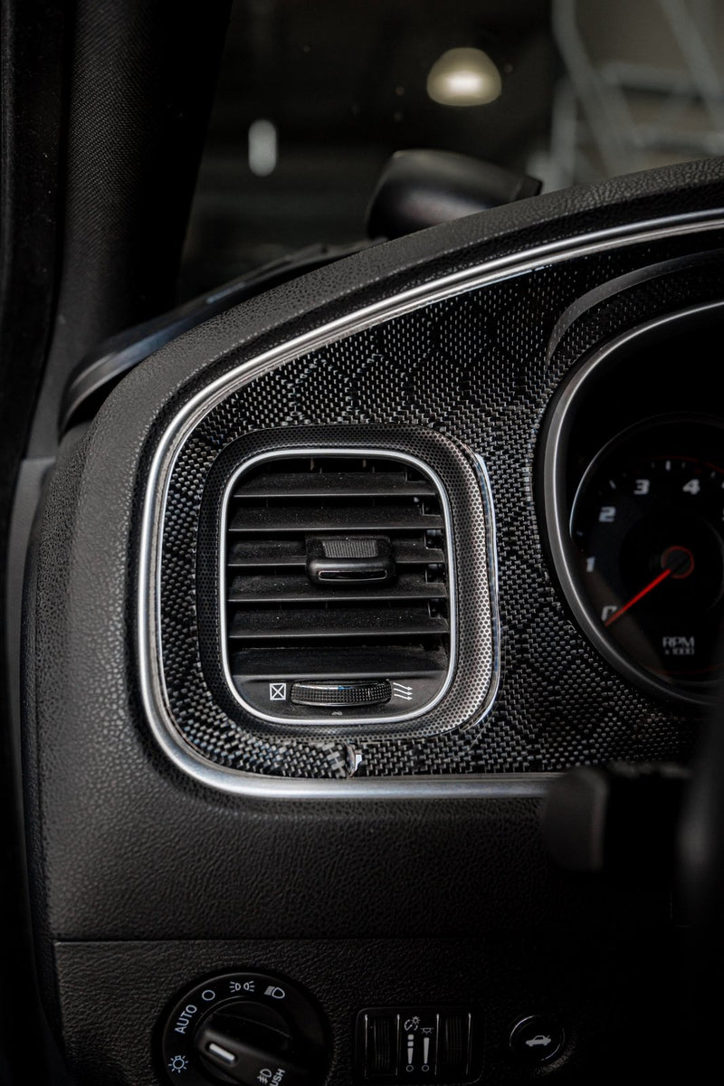 Load image into Gallery viewer, Dodge Charger (2015 - 2023) Carbon Fiber Full Dashboard Trim Kit - FSPE