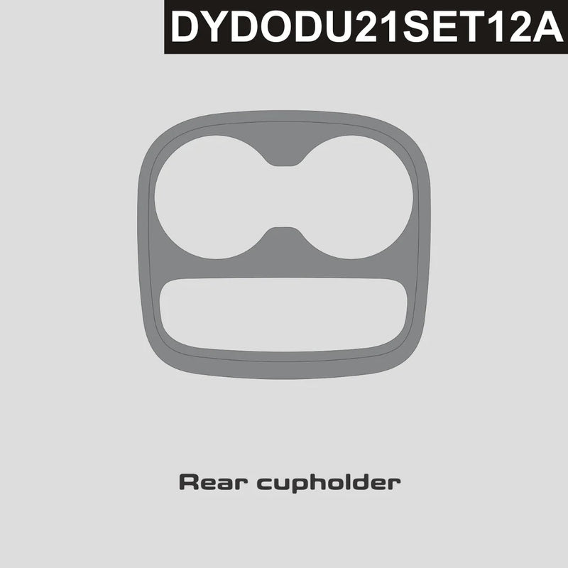 Load image into Gallery viewer, Dodge Durango (2021 - 2025) Carbon Fiber Rear Cupholder Trim - FSPE