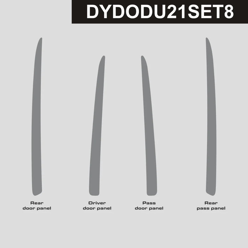 Load image into Gallery viewer, Dodge Durango (2021 - 2025) Fiber Door Panels Trim - FSPE