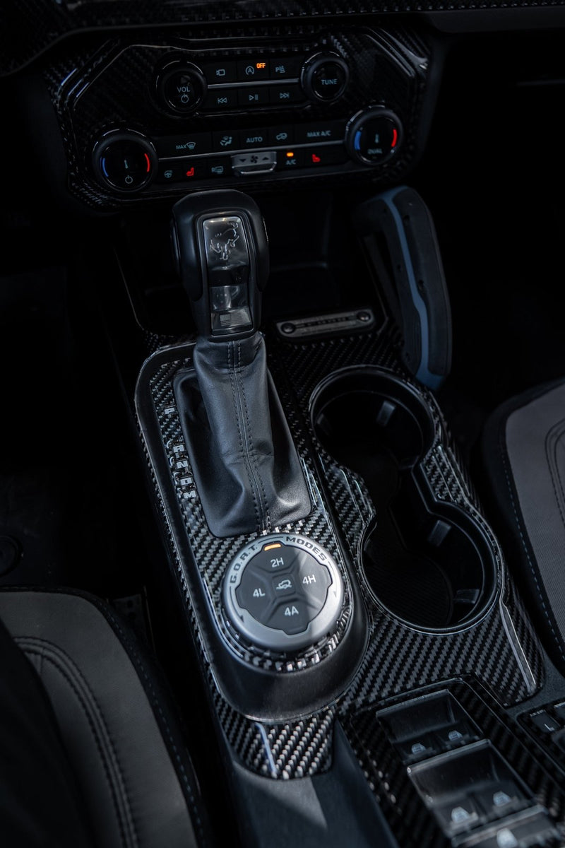 Load image into Gallery viewer, Ford Bronco (2021-2023) Carbon Fiber Auto Shifter Selector Trim - FSPE
