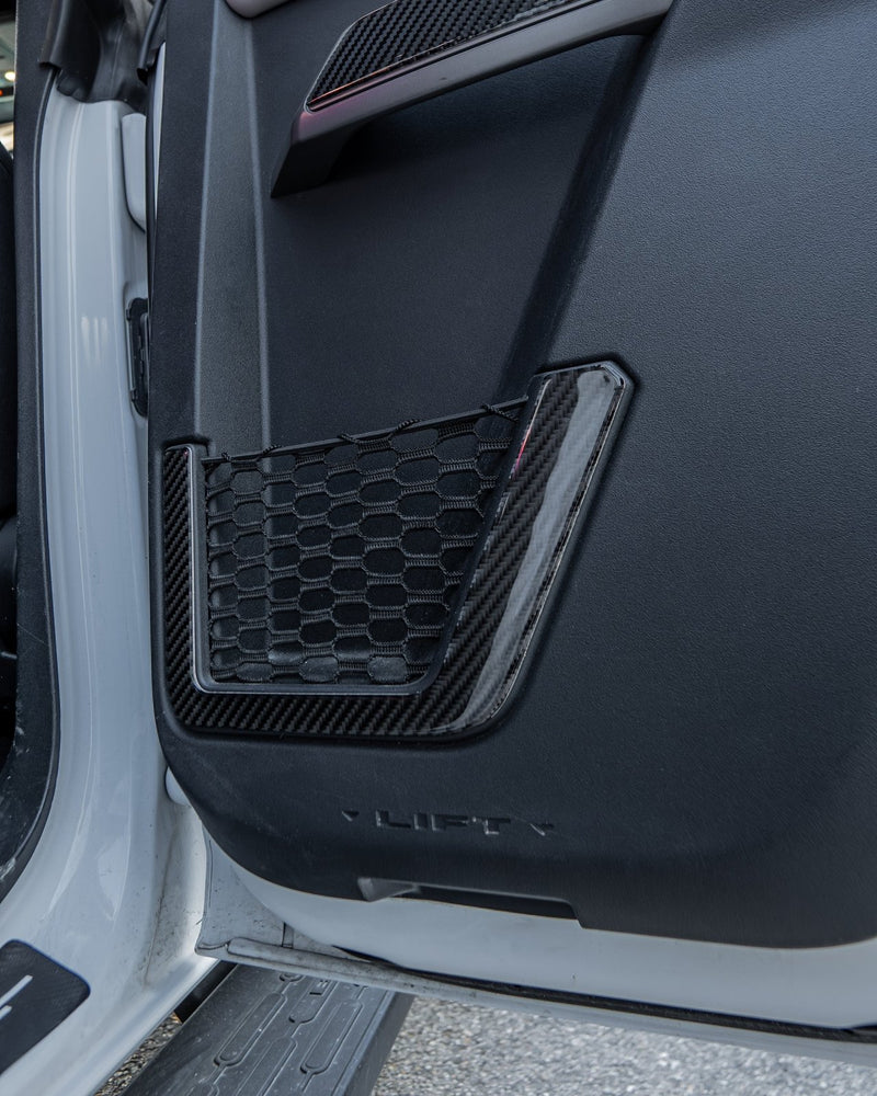 Load image into Gallery viewer, Ford Bronco (2021-2023) Carbon Fiber Door Net Compartments - FSPE