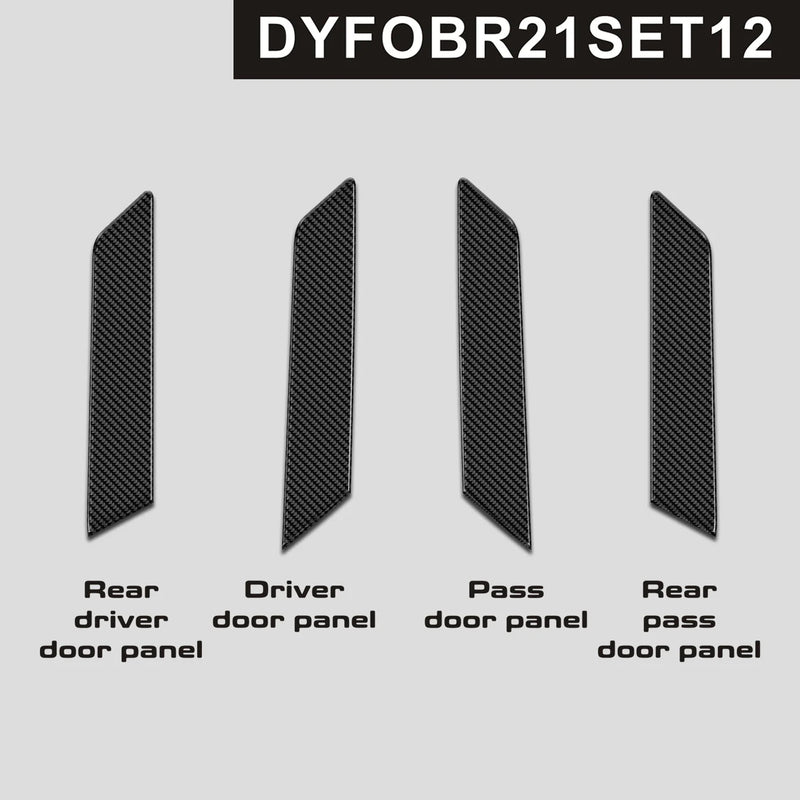 Load image into Gallery viewer, Ford Bronco (2021-2023) Carbon Fiber Door Panels Trim - FSPE
