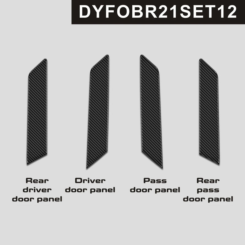 Load image into Gallery viewer, Ford Bronco (2021-2023) Carbon Fiber Door Panels Trim - FSPE