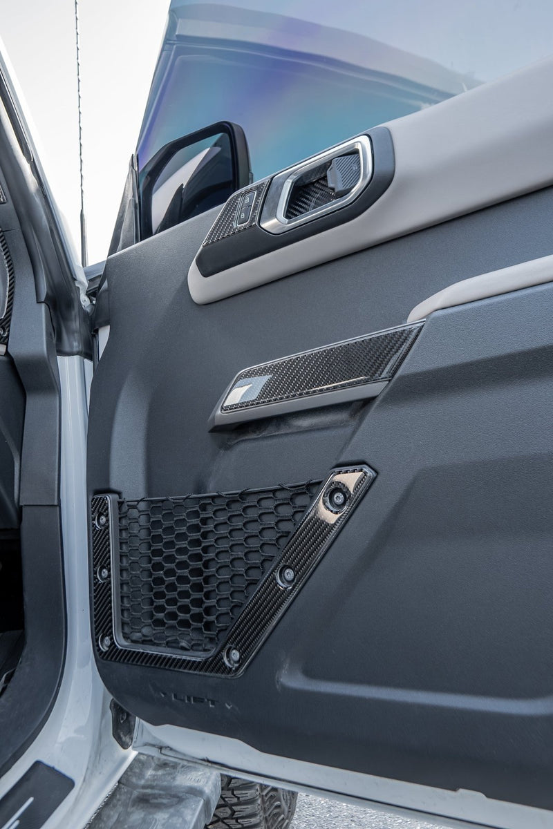 Load image into Gallery viewer, Ford Bronco (2021-2023) Carbon Fiber Door Panels Trim - FSPE