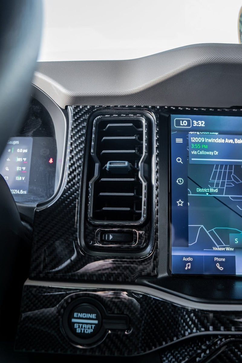 Load image into Gallery viewer, Ford Bronco (2021-2023) Carbon Fiber Inner Vents And Steering Accent - FSPE