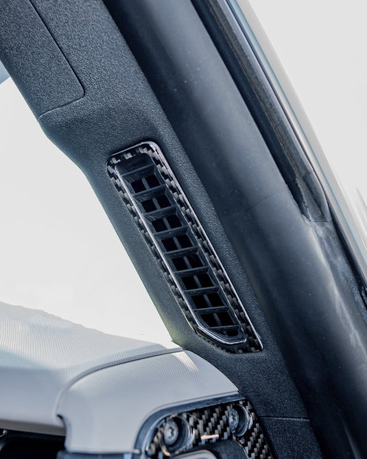 Ford Bronco (2021-2023) Carbon Fiber Upper Driver And Passenger Vents - FSPE