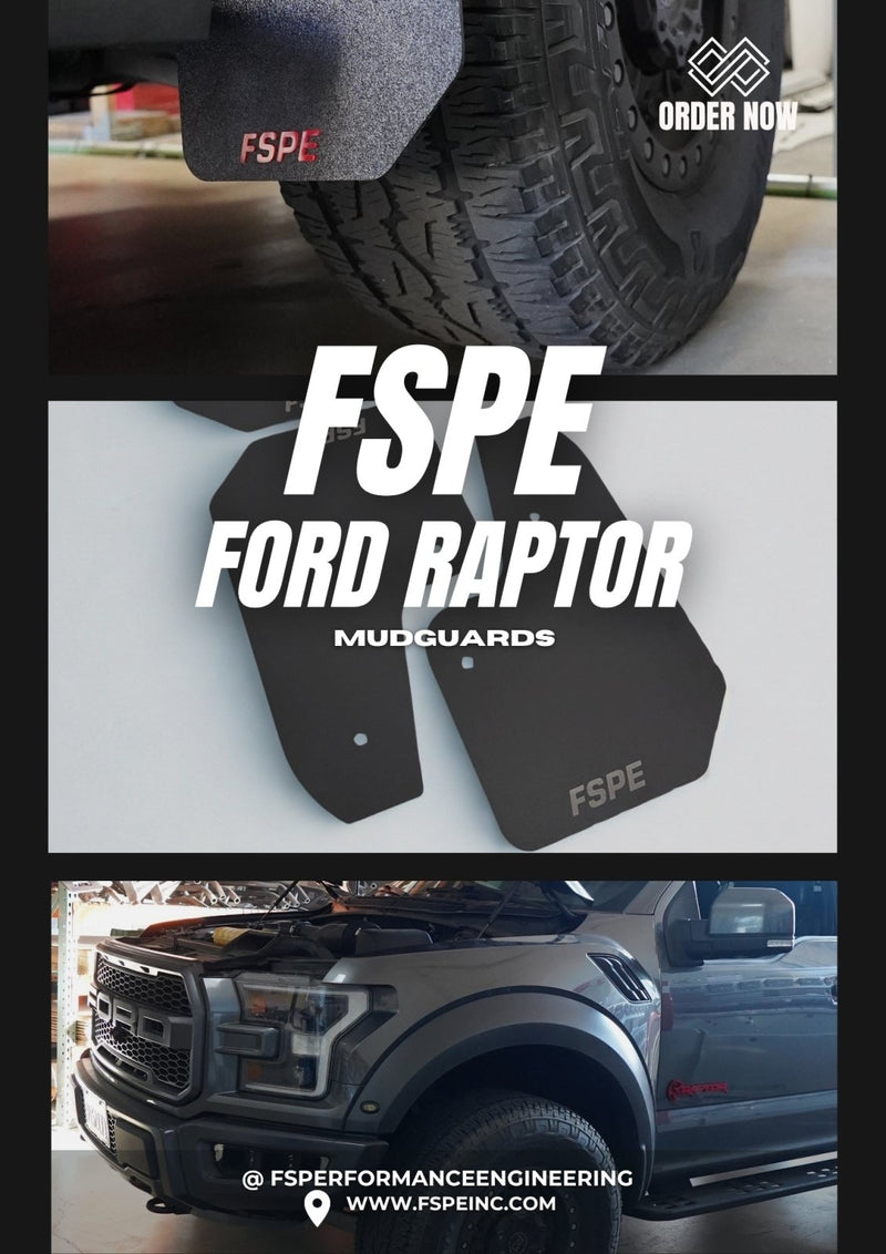 Load image into Gallery viewer, Ford F150 Raptor (2017 - 2020) Mudguards (set of 4) - FSPE