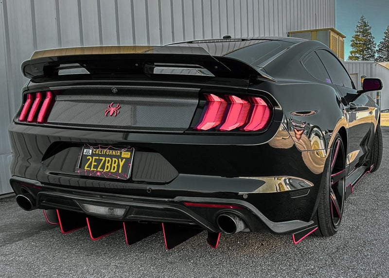 Load image into Gallery viewer, Ford Mustang (2018 - 2023) Ecoboost ATHENA Rear Diffuser & Spats - FSPE
