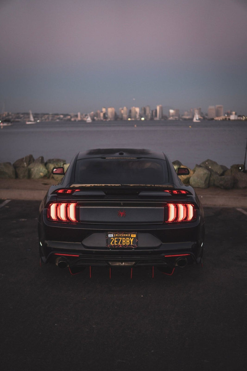 Load image into Gallery viewer, Ford Mustang (2018 - 2023) Ecoboost ATHENA Rear Diffuser & Spats - FSPE