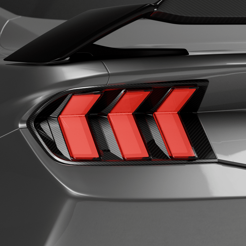 Load image into Gallery viewer, Ford Mustang (2024 - Current) - Dry Carbon Taillight Cover - FSPE