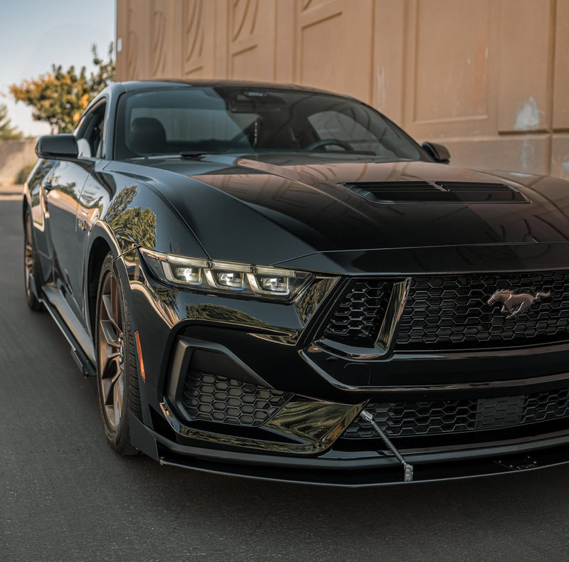 Load image into Gallery viewer, Ford Mustang (2024+) Ecoboost/GT Front Splitter - THE GOAT - FSPE