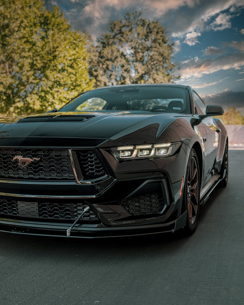 Load image into Gallery viewer, Ford Mustang (2024+) Ecoboost/GT Front Splitter - THE GOAT - FSPE