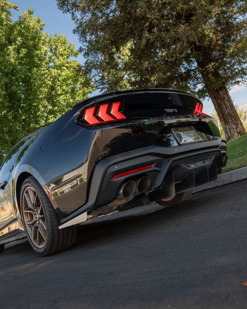 Load image into Gallery viewer, Ford Mustang (2024+) Ecoboost/GT ZEUS Rear Diffuser & Spats - FSPE