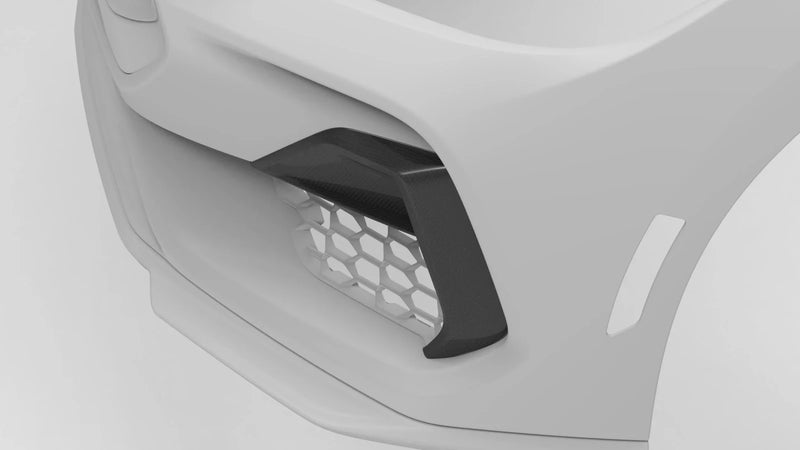 Load image into Gallery viewer, Ford Mustang GT (2024 - Current) - Dry Carbon Side Grille Trim Cover - FSPE