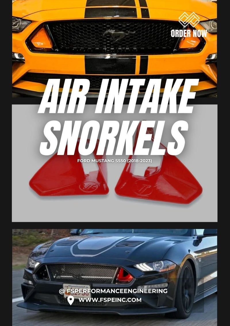Load image into Gallery viewer, Ford Mustang S550 (2018 - 2023) BIG MOUTH Ram Air Intake Snorkel - FSPE