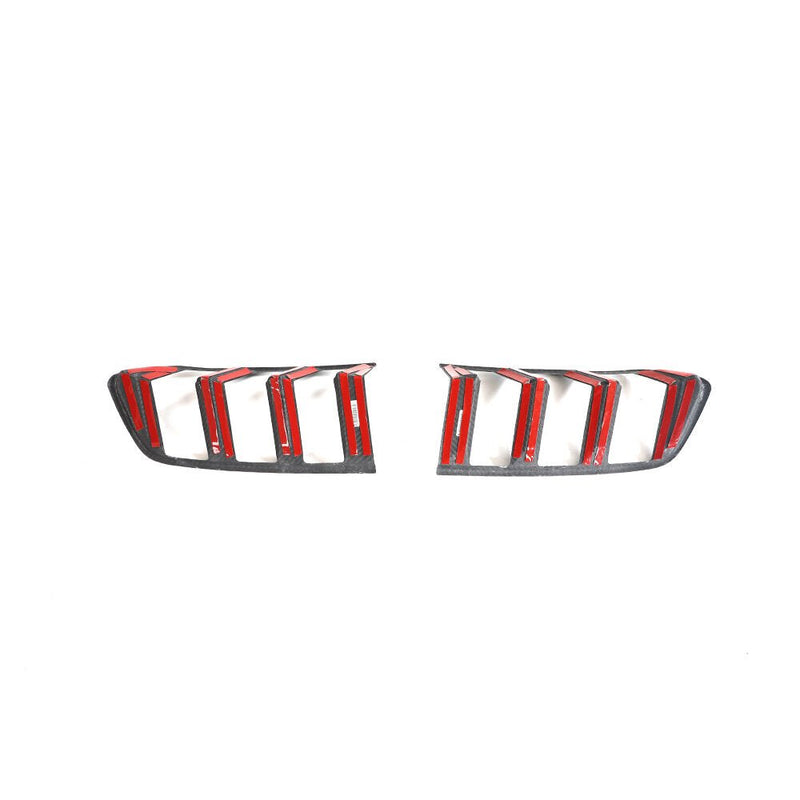 Load image into Gallery viewer, Ford Mustang S650 (2024 - 25) Carbon Fiber Tail Light Covers - FSPE
