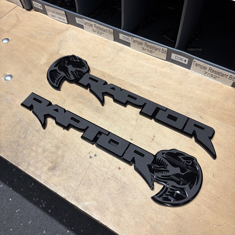 Load image into Gallery viewer, Ford Raptor Door Emblems (F150, Ranger, Bronco) - sold as a pair - FSPE