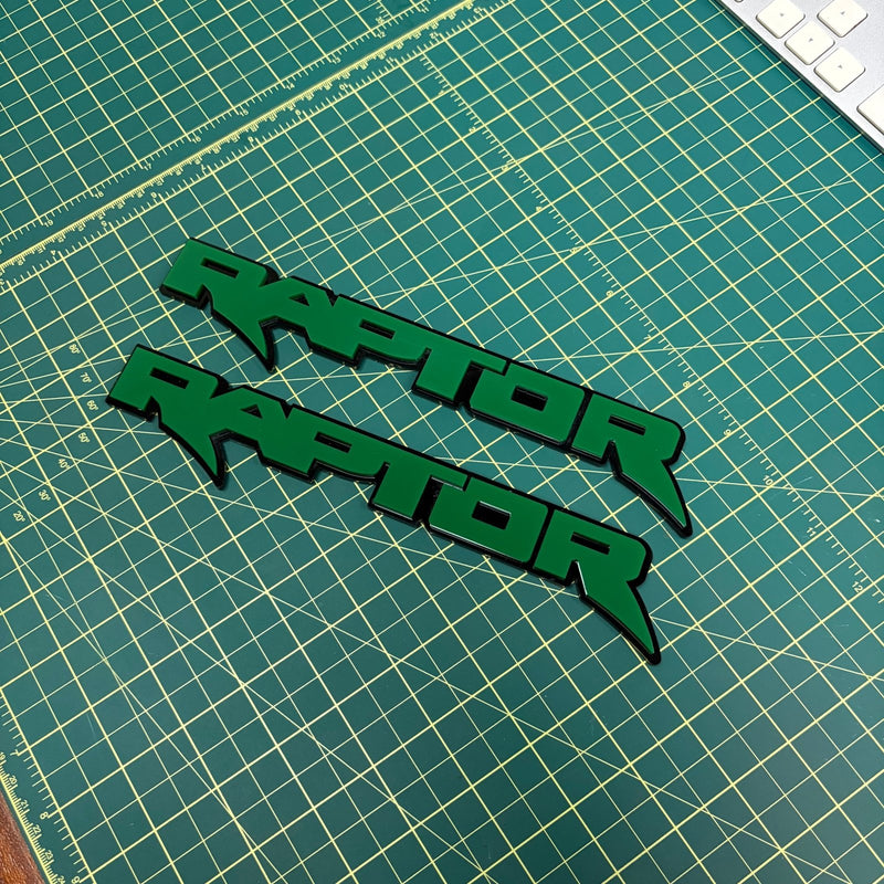 Load image into Gallery viewer, Ford Raptor Door Emblems (F150, Ranger, Bronco) - sold as a pair - FSPE