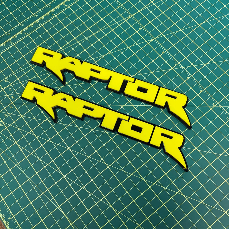 Load image into Gallery viewer, Ford Raptor Door Emblems (F150, Ranger, Bronco) - sold as a pair - FSPE