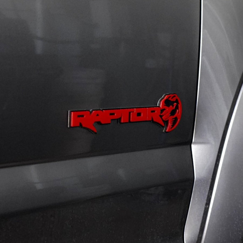 Load image into Gallery viewer, Ford Raptor Door Emblems (F150, Ranger, Bronco) - sold as a pair - FSPE