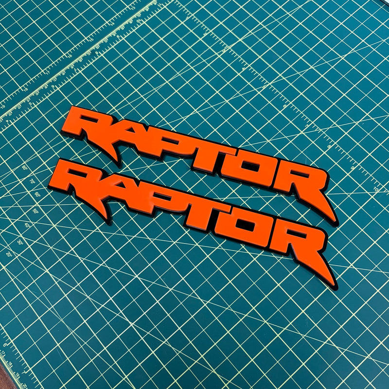 Load image into Gallery viewer, Ford Raptor Door Emblems (F150, Ranger, Bronco) - sold as a pair - FSPE