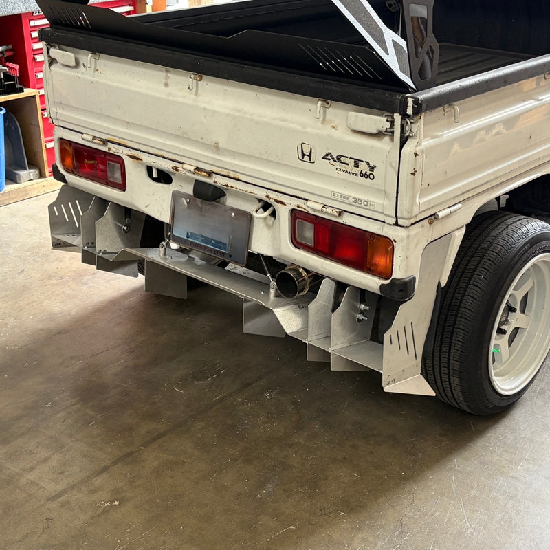 Load image into Gallery viewer, Honda Acty HA3 / HA4 (1990-1999) Chassis Mounted Rear Diffuser - FSPE