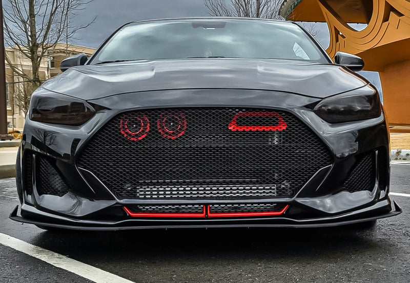 Load image into Gallery viewer, Hyundai Veloster Non "N" Version (2019 - 2021) Lower Grille Mesh Insert - FSPE