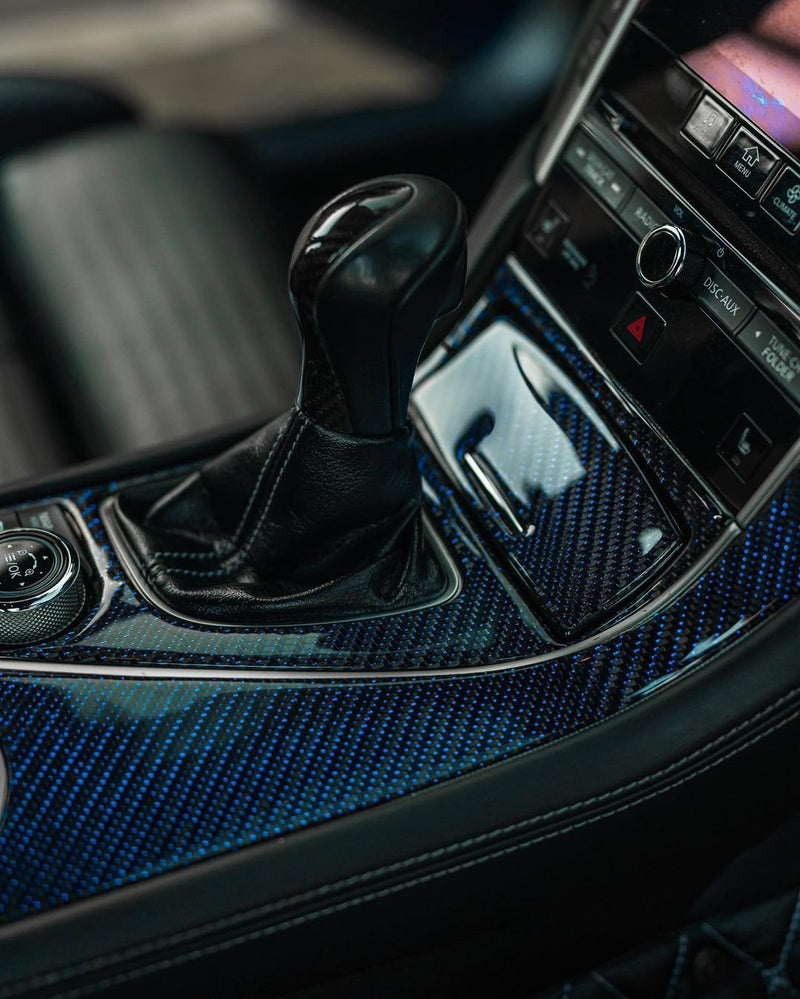 Load image into Gallery viewer, Infiniti Q50/Q60 (2013 - 2023) Carbon Fiber Gear Panel Trim - FSPE