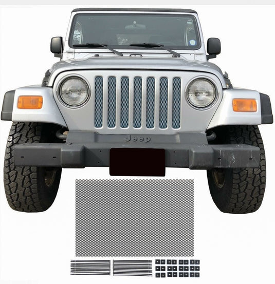 Jeep Wrangler TJ (1997 - 2006) Mesh Grill Kit - FSPE