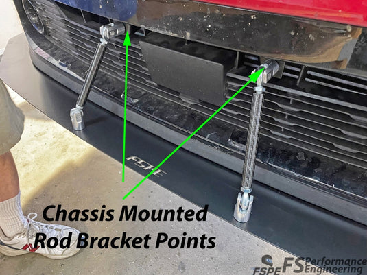 Kia Forte (2019-2021) Splitter Rod Chassis Mounting Bracket (auto w/ smart cruise control only) - FSPE