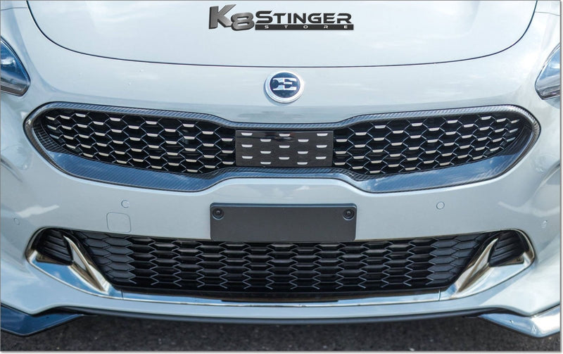 Load image into Gallery viewer, Kia Stinger (2018-2023, all models) - K8SS Genuine Carbon Fiber Upper Grille Trim - FSPE