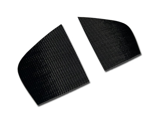 Kia Stinger (2018 - 2023) Carbon Fiber Rear Window Covers (PAIR) - FSPE