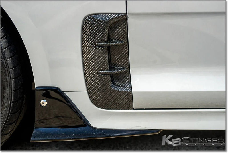 Load image into Gallery viewer, Kia Stinger (2018-23 GT / 2020-2023 GT Line) - K8SS Genuine Carbon Fiber Fender Vents - FSPE