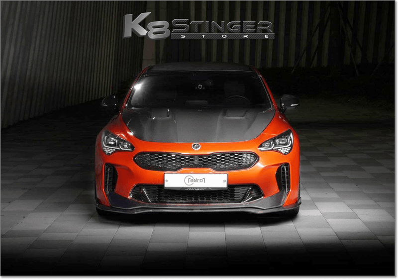 Load image into Gallery viewer, Kia Stinger - Adro Carbon Fiber Front Lip V2 - FSPE