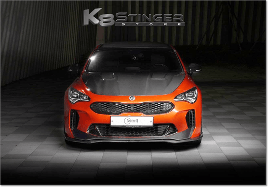 Kia Stinger - Adro Carbon Fiber Front Lip V2 - FSPE