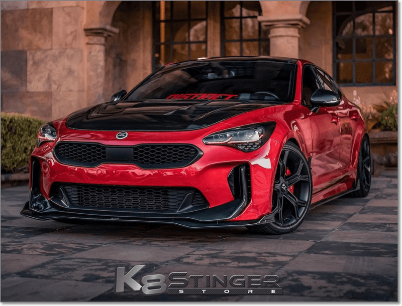 Load image into Gallery viewer, Kia Stinger - Adro Carbon Fiber Front Lip V2 - FSPE