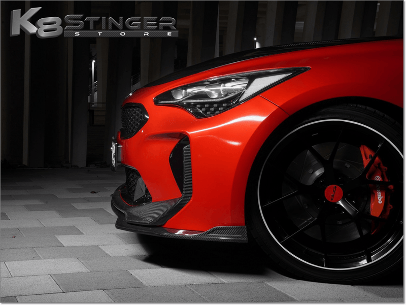 Load image into Gallery viewer, Kia Stinger - Adro Carbon Fiber Front Lip V2 - FSPE