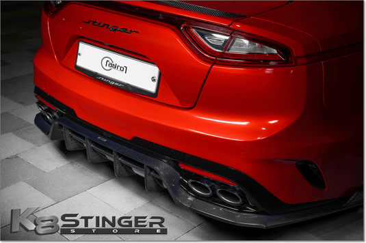 Kia Stinger - Adro Carbon Fiber Rear Diffuser V2 - FSPE